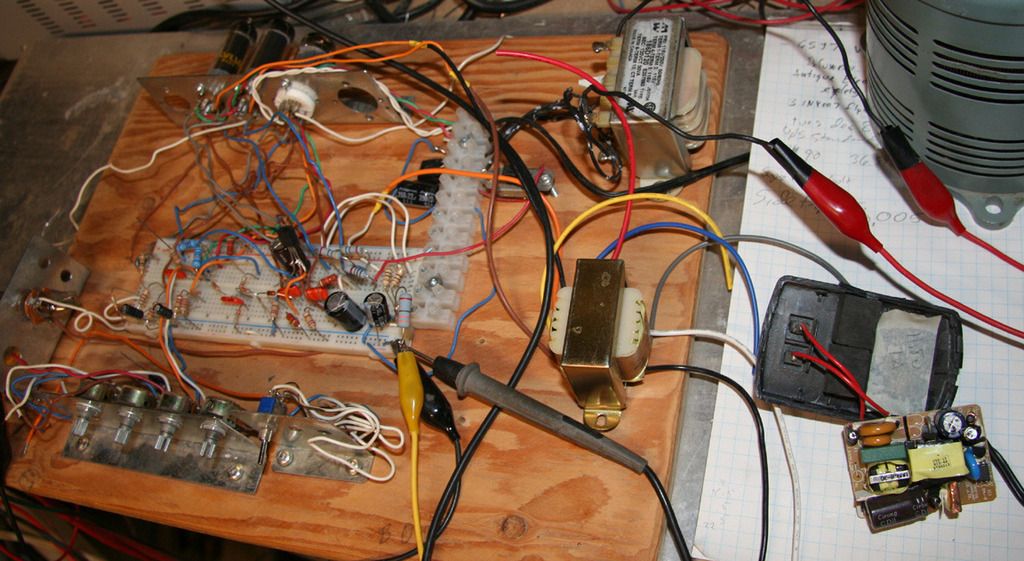 5910W Practise Amp with LND150 & ECC99